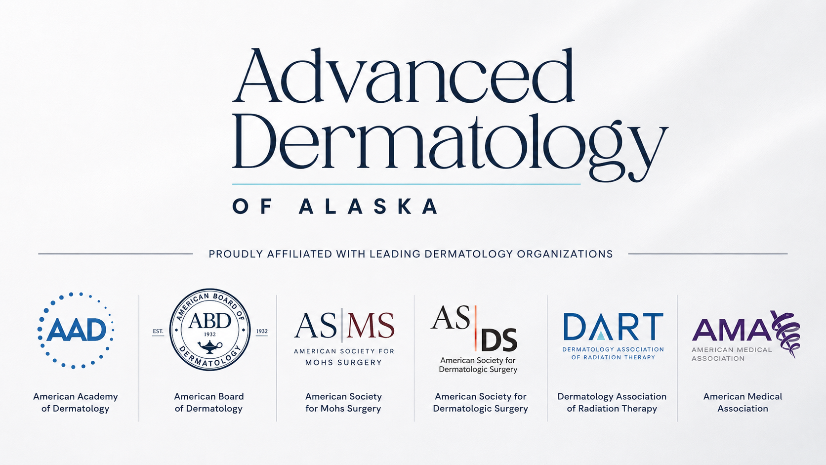 Advanced Dermatology of Alaska professional affiliations